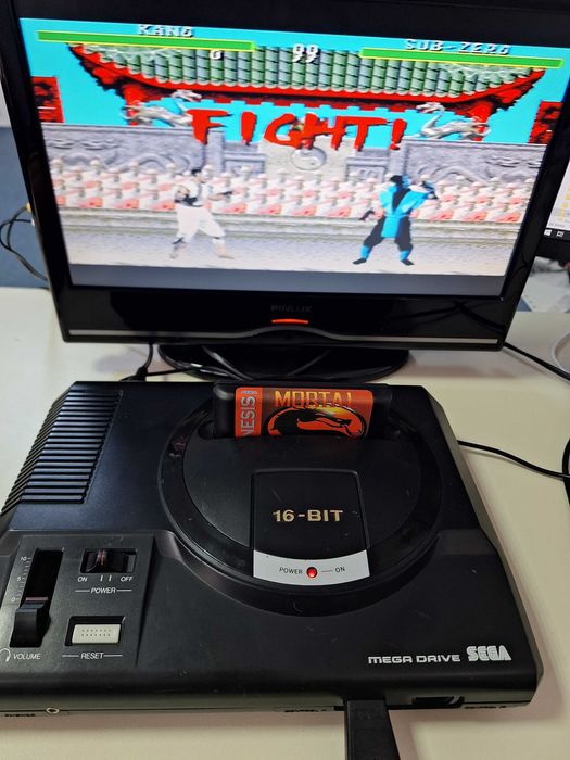 Mortal Kombat Midway caseta discheta clasica Sega Mega Drive Genesis