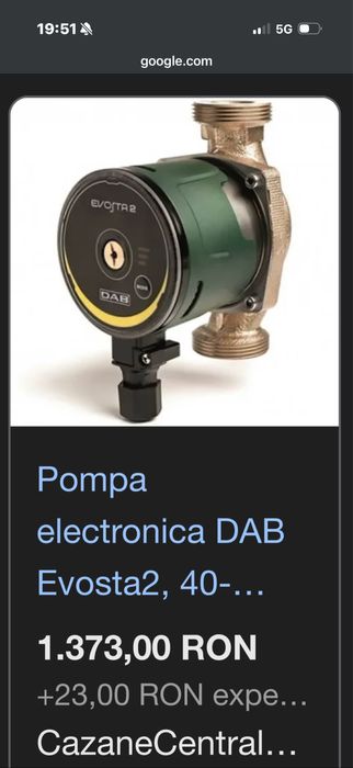 Pompa evosta2  pentru acm