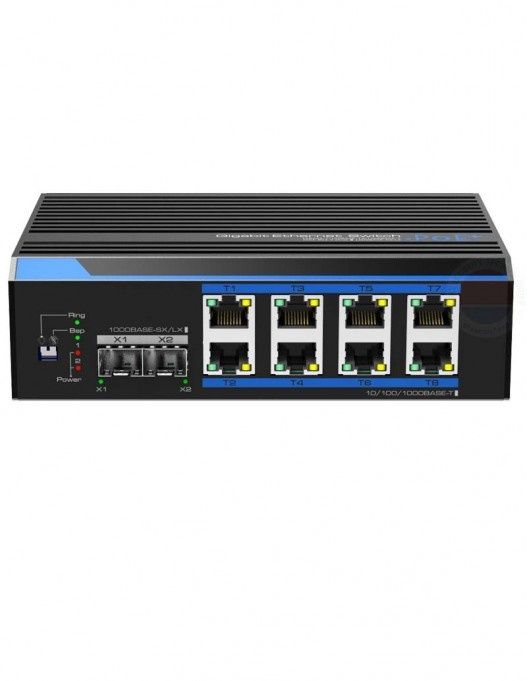Switch industrial cu 8 porturi