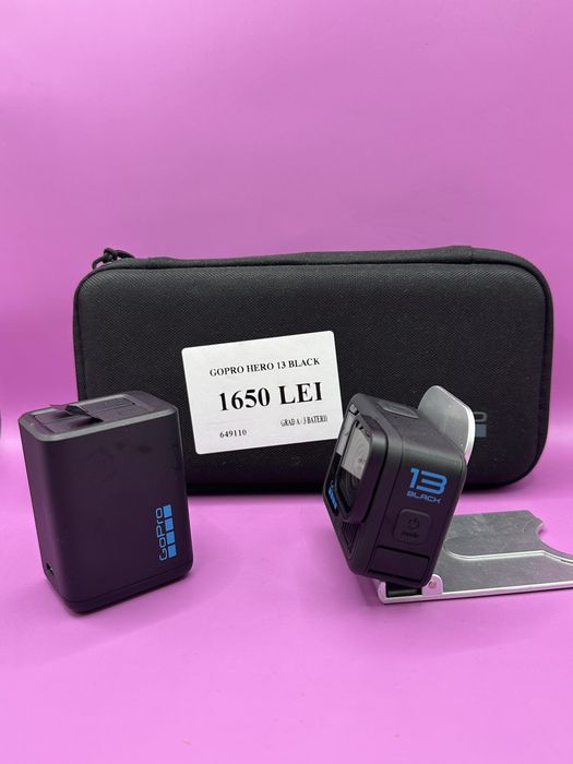 GOPRO Hero 13 Black 3 baterii /Geanta/•Matei Amanet Margeanului•6491