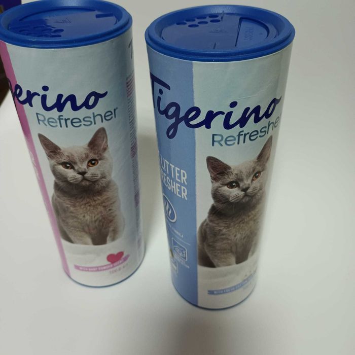 Vand 2 bucăți Tigerino - Aditiv pentru nisipul pisicii