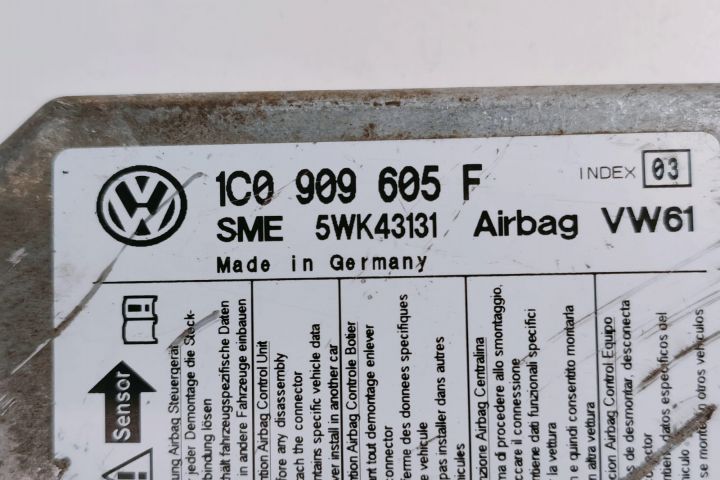 Calculator airbag Modul 1C0909605F / 5WK43131 Volkswagen VW Passat B5