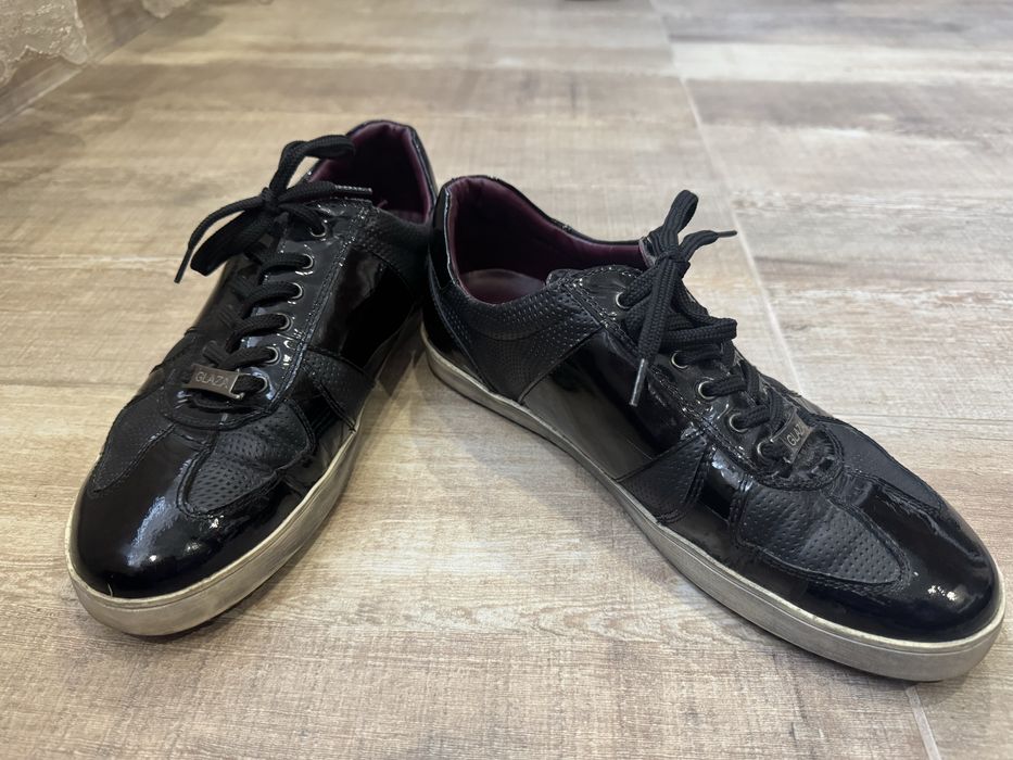 Ежедневни черни обувки естествена кожа Glaza