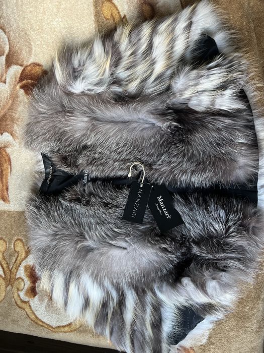 Натуральная жилетка-полушубок