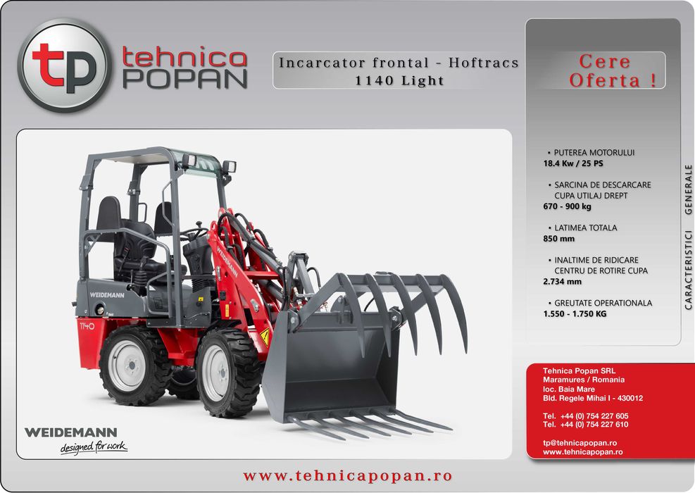 OFERTA finantare la toata gama -WEIDEMANN