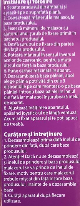 Aparat pentru umplut carnati lebar,2,5 Kg orizontal NOU - 150 Lei