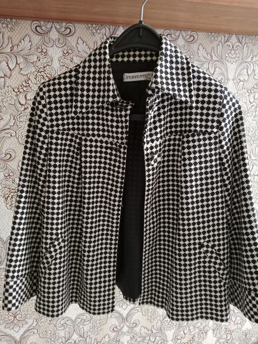Пиджак (чёрно белый)