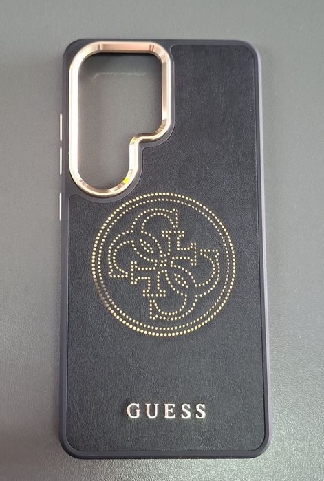 Силикон Guess за Samsung Galaxy S26 Ultra Гръб с кожен дизайн