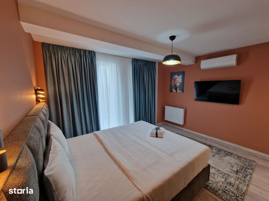 Apartament 74 mp, 2 bai, mobilat complet la 1.547 €/mp. Te muti d