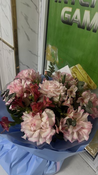 Цветы букет срочно саяхат