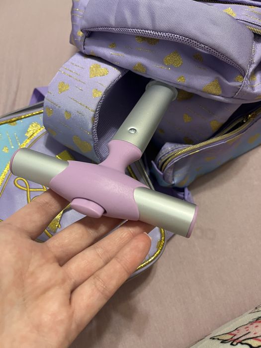 Set ghiozdan cu roti din silicon