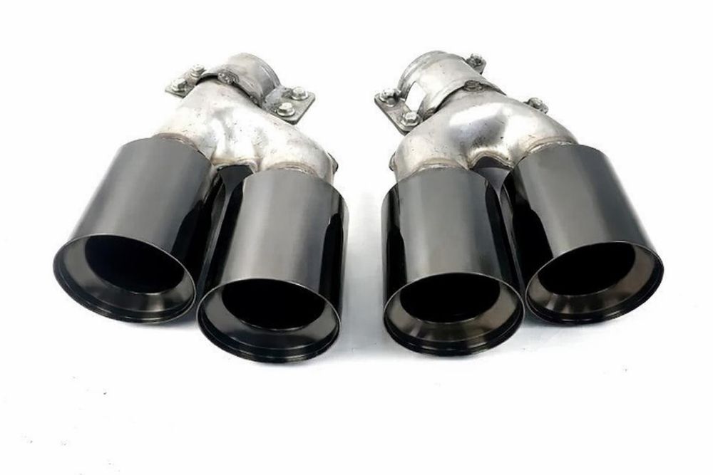Насадки глушителя выхлоп в стиле м5 на bmw g30 520i-530i-540i-550i