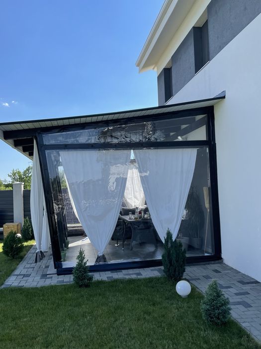 Prelata transparenta folie cristal foisoare