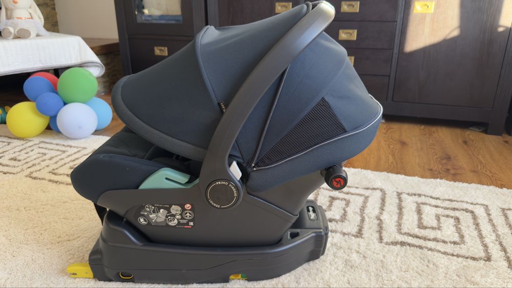 Scoică auto Peg Perego Primo Viaggio Lounge + bază Isofix Fiat 500, cumpărată în 2025