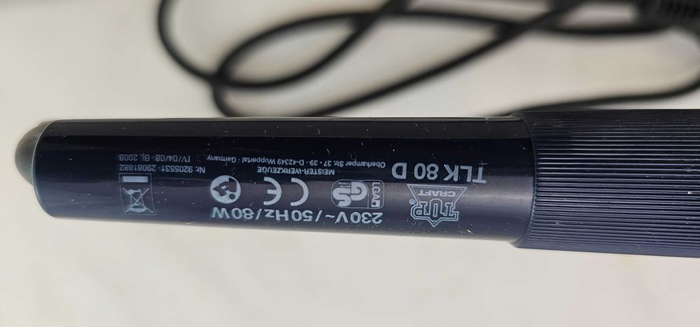 двойка немски поялници, поялник TLK 25D, 25W, TLK 80D, 80W, Германия