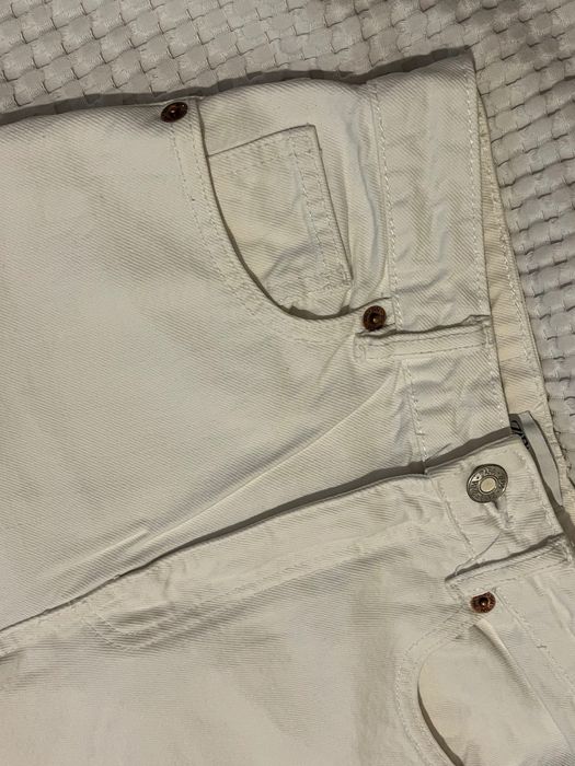 Blugi drepti albi dama Zara, marimea 38