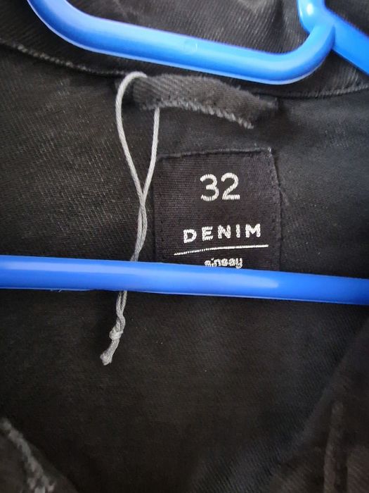 Jachetă neagra oversized sinsay