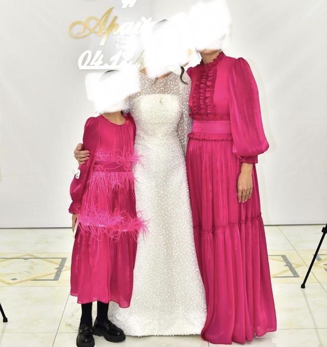 Платье "мама и дочка"