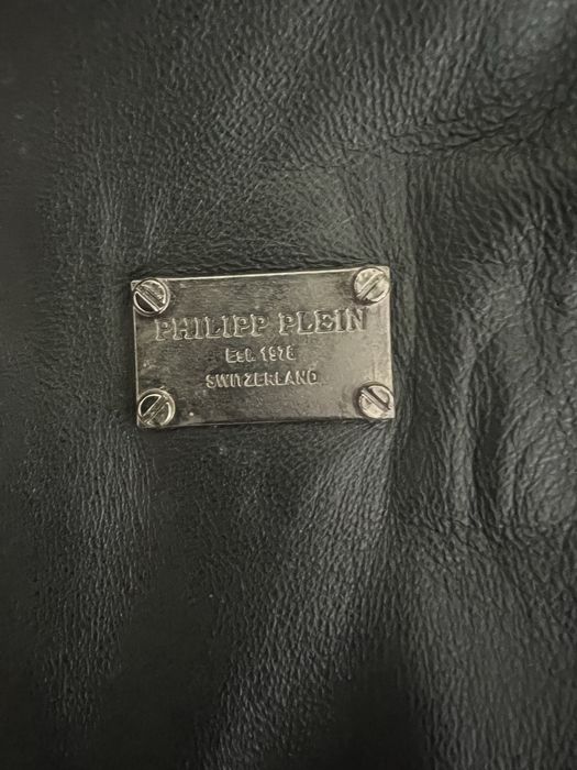 Яке от естествена кожа Philipp Plein