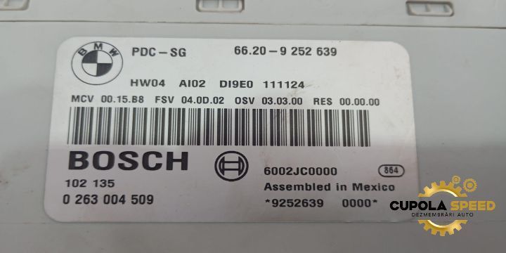 Modul senzori parcare 9252639 BMW Seria 3 E91 [facelift] [2008 - 2013
