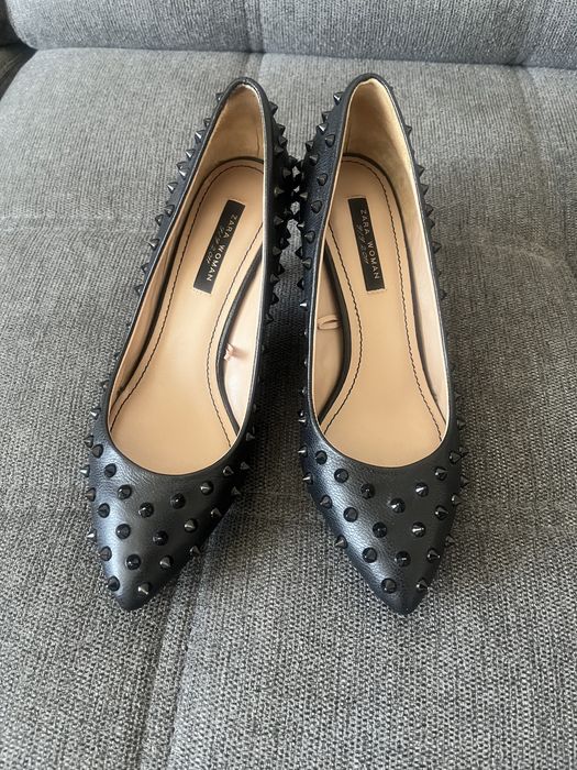 Туфли Zara кожаные