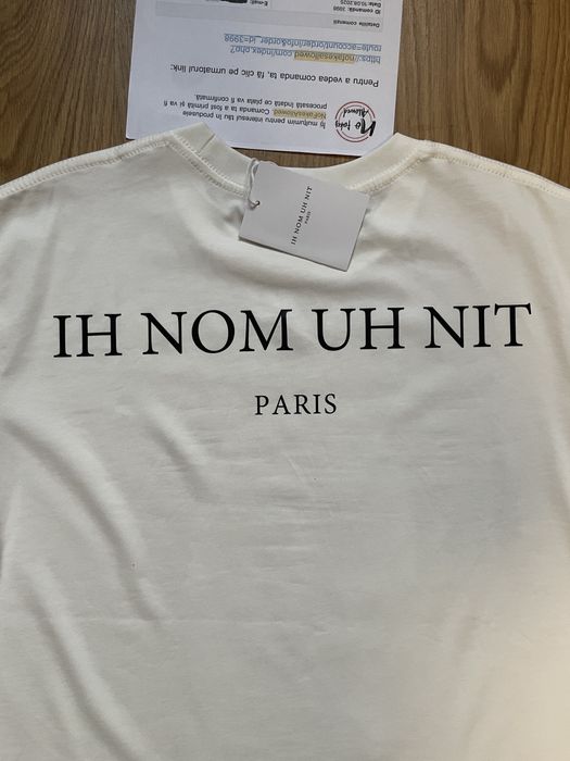 Tricou de barbati ih nom uh nit alb