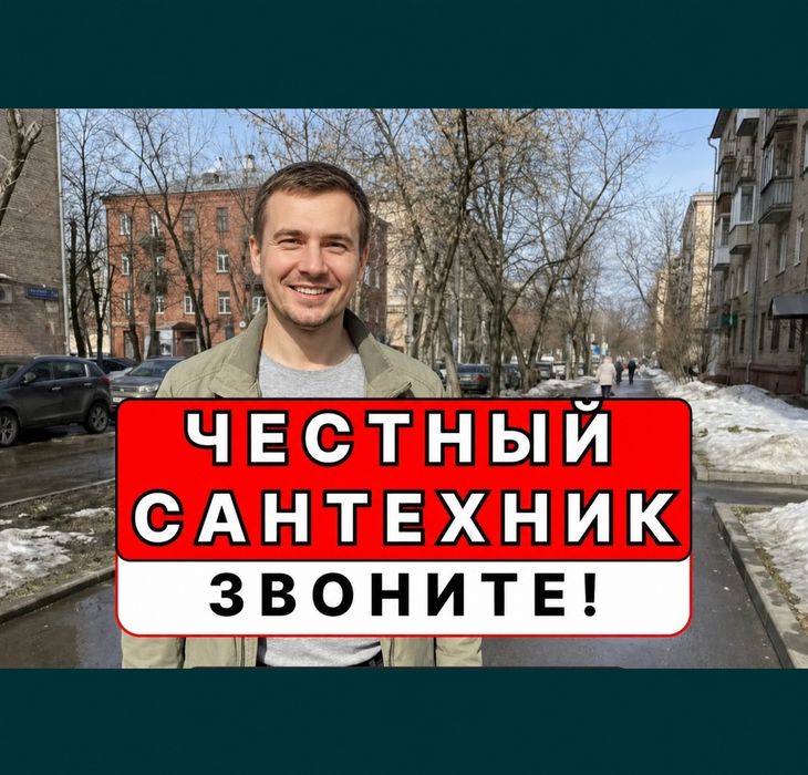Сантехник с опытом. Недорого