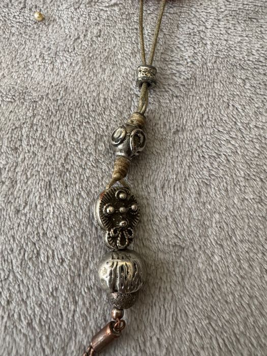 Гердан със сребро и кехлибар