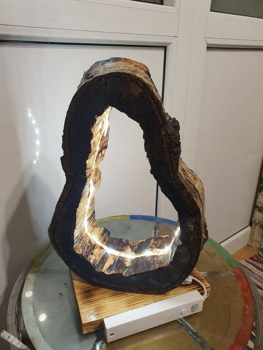 Veioza rustică handmade