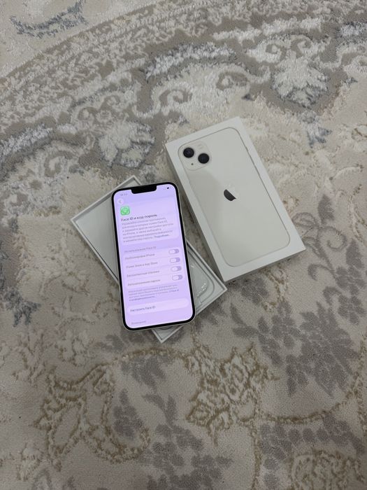 Iphone 13 128 ГБ Айфон 13 92 % АКБ с коробкой ВСЕ РАБОТАЕТ АСТАНА