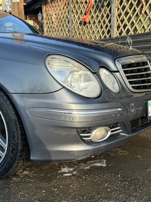 Бампер w211 рестайлинг Е350