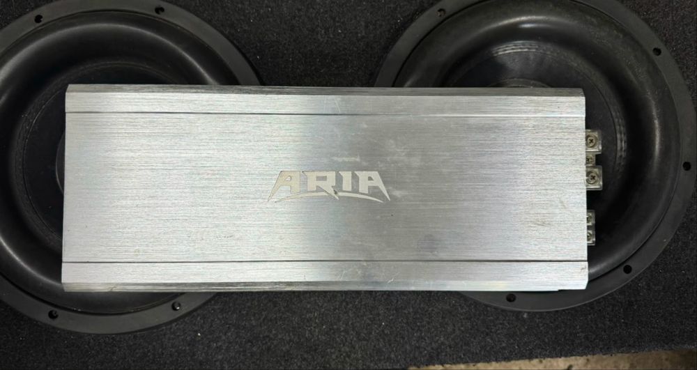 Сабвуфер EDGE 2×12 + ARIA AP-D2000…2000W + короб.
