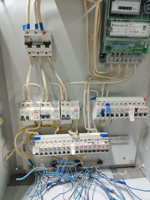 Шкаф силовой с автоматами