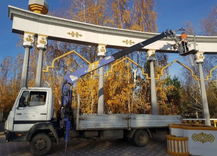 Услуги АВТОВЫШКА, эвакуатор, манипулятор Кокшетау