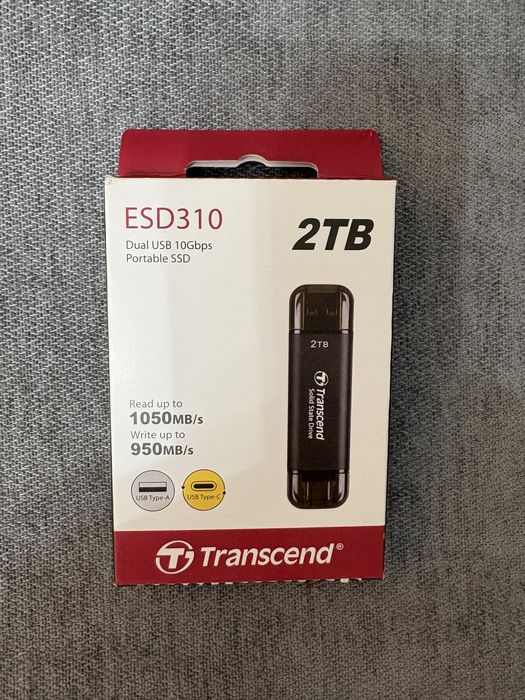 Внешний SSD Transcend.