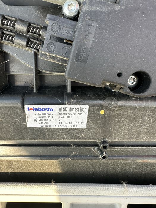 Trapa electrica Audi A5 b8 / b8.5 + motorase / reglabila electric pe doua pozitii / stare perfecta / ansamblu complet