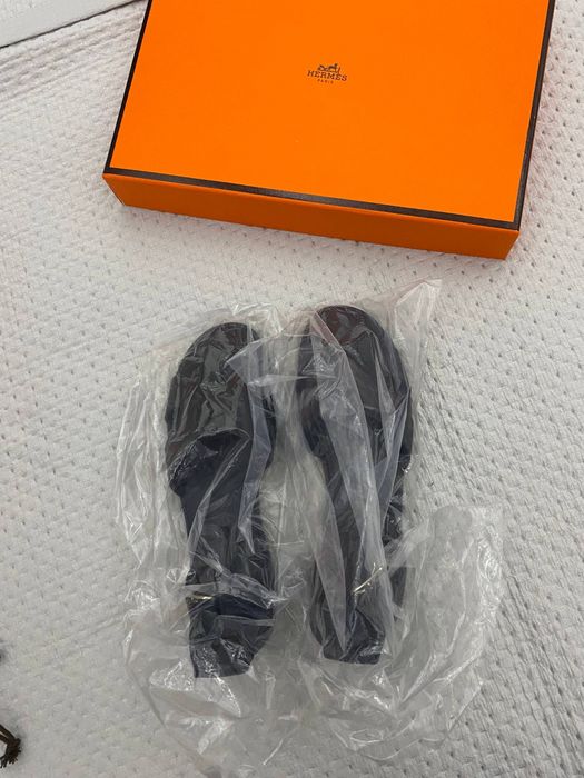 Босоножки hermes черные