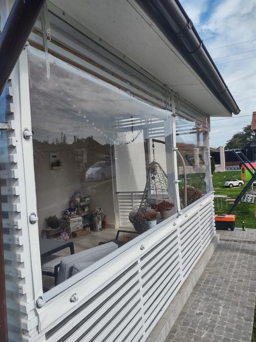 Inchderi terase / foisoare cu folie cristal