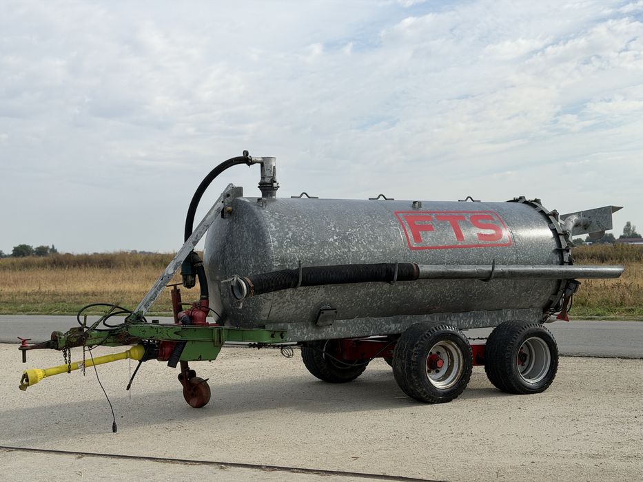 Vidanja/Cisterna 6000L FTS cu Punte Tandem Impecabila Import Germania Pompa Ca Noua