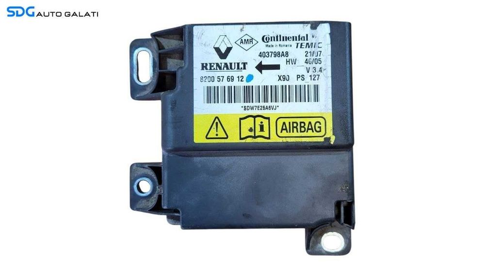 Unitate Modul Calculator Airbag Dacia Logan MCV 2004 - 2012 Cod 8200576912 [L8110]