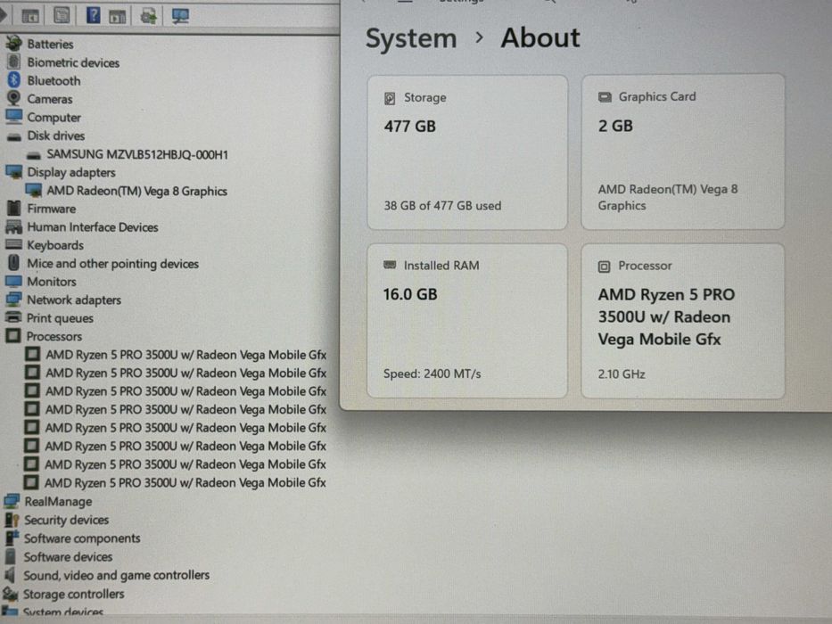 14`HP 745 G6 Touch`Ryzen 5 3500U/16GB DDR4/512GB NVMе/Бат 8ч/FHD IPS