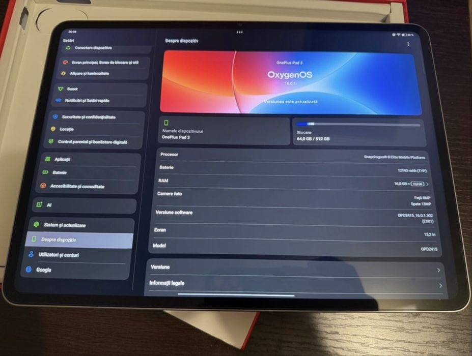 Tableta OnePlus Pad 3 13 inch
