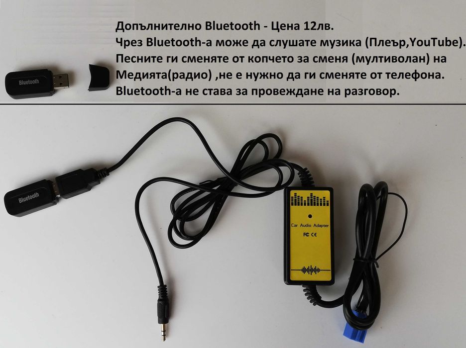 Дигитален чейнджър за Honda ACURA USB AUX SD Bluetooth