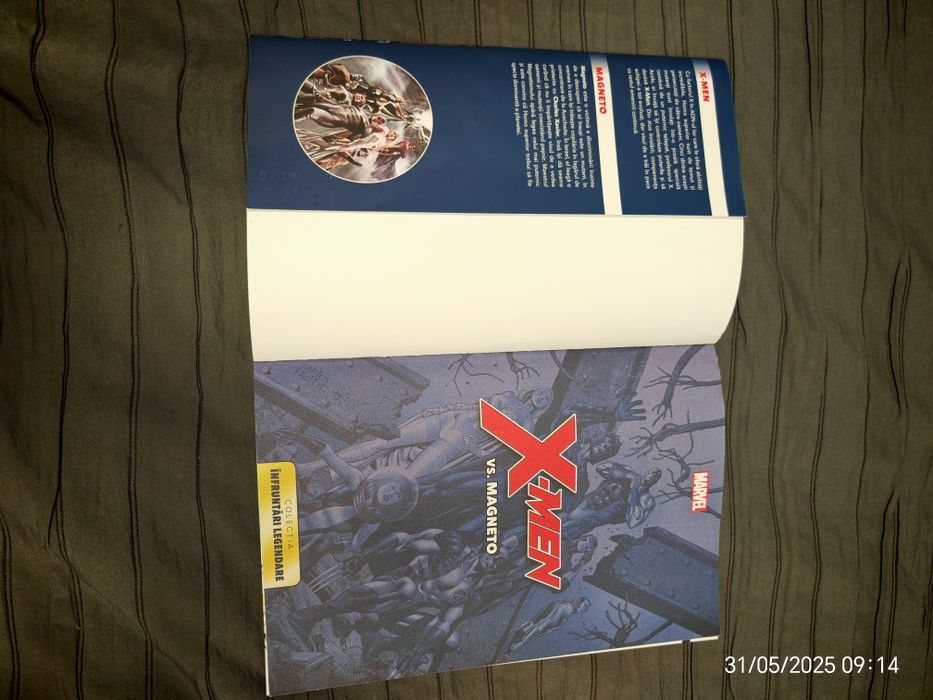 Cartea benzi desenate X-Men vs. Magneto (Marvel)