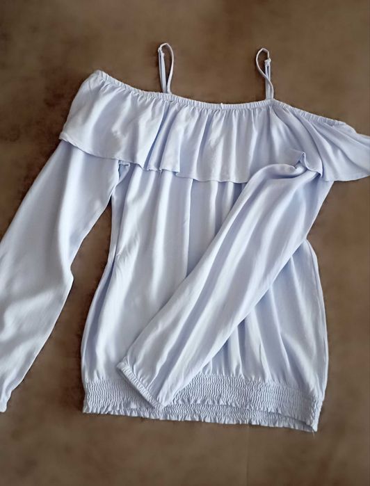 Блуза с паднали ръкави