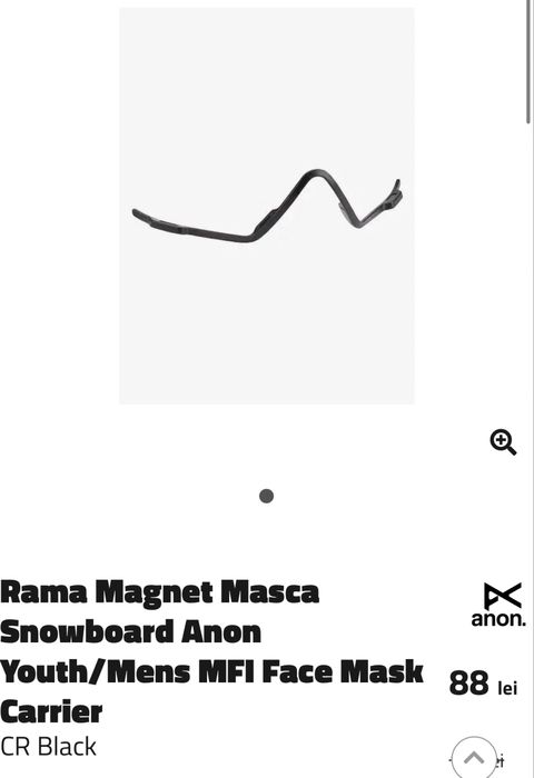 Rama magnet MFI ochelari Anon snowboard
