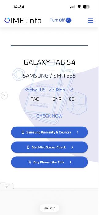 Samsung Galaxy Tab S4 (SM-T835) с писалка S-Pen и калъф с клавиатура
