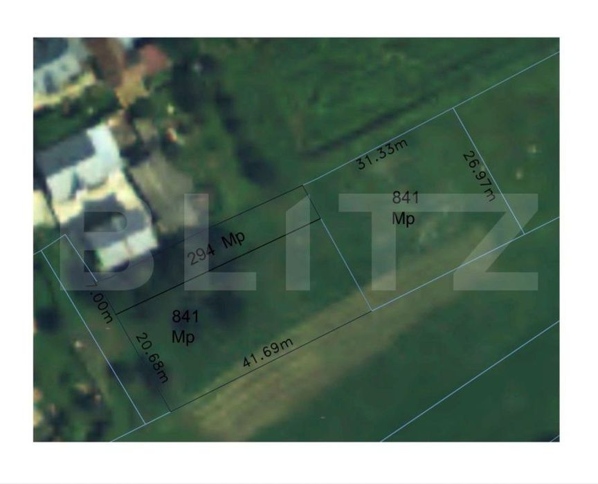 Teren intravilan , 2 parcele , 841 mp , zona Stroiesti Suceava