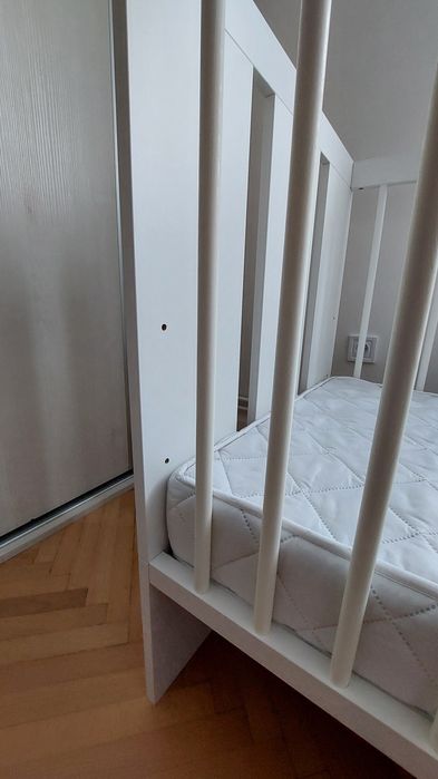 Patut 120x60 cu saltea cocos