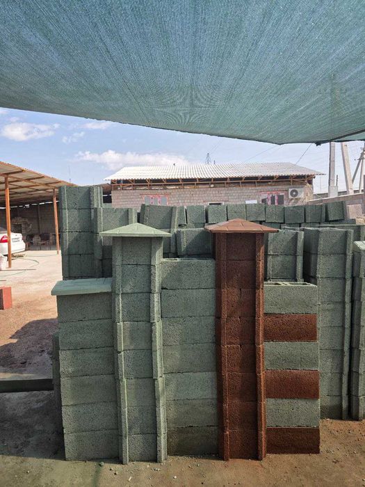 Шлакоблок облицовочный 39*19